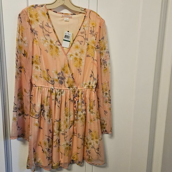 Band of Gypsies Boho Dress Sz Large NWT - Picture 1 of 13